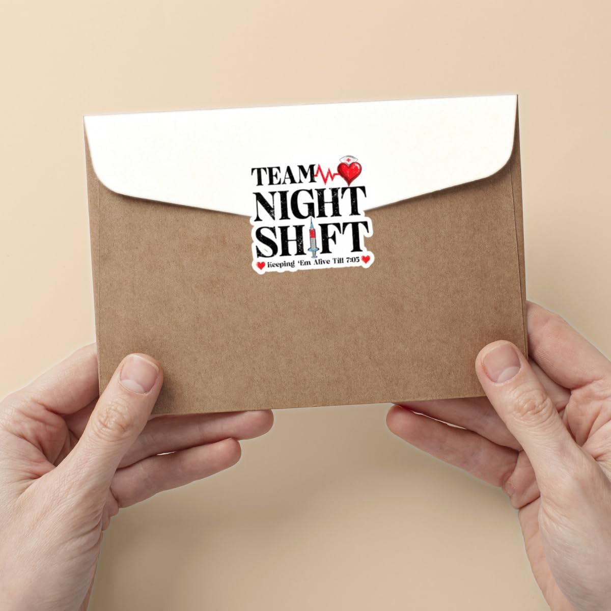3 Pcs Team Night Shift Sticker, Night Shift Nurse Sticker, Medical Worker Sticker, Funny Nurse Gift, RN BSN CNA Doctor Vinyl Sticker 3 Inches for Laptop Water Bottle Phone Helmet Kindles Tumbler