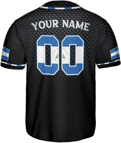 Personalized Nicaragua Baseball Jersey, Custom Nicaragua Baseball Jersey for Men & Women, Nicaraguan Camisas Shirt
