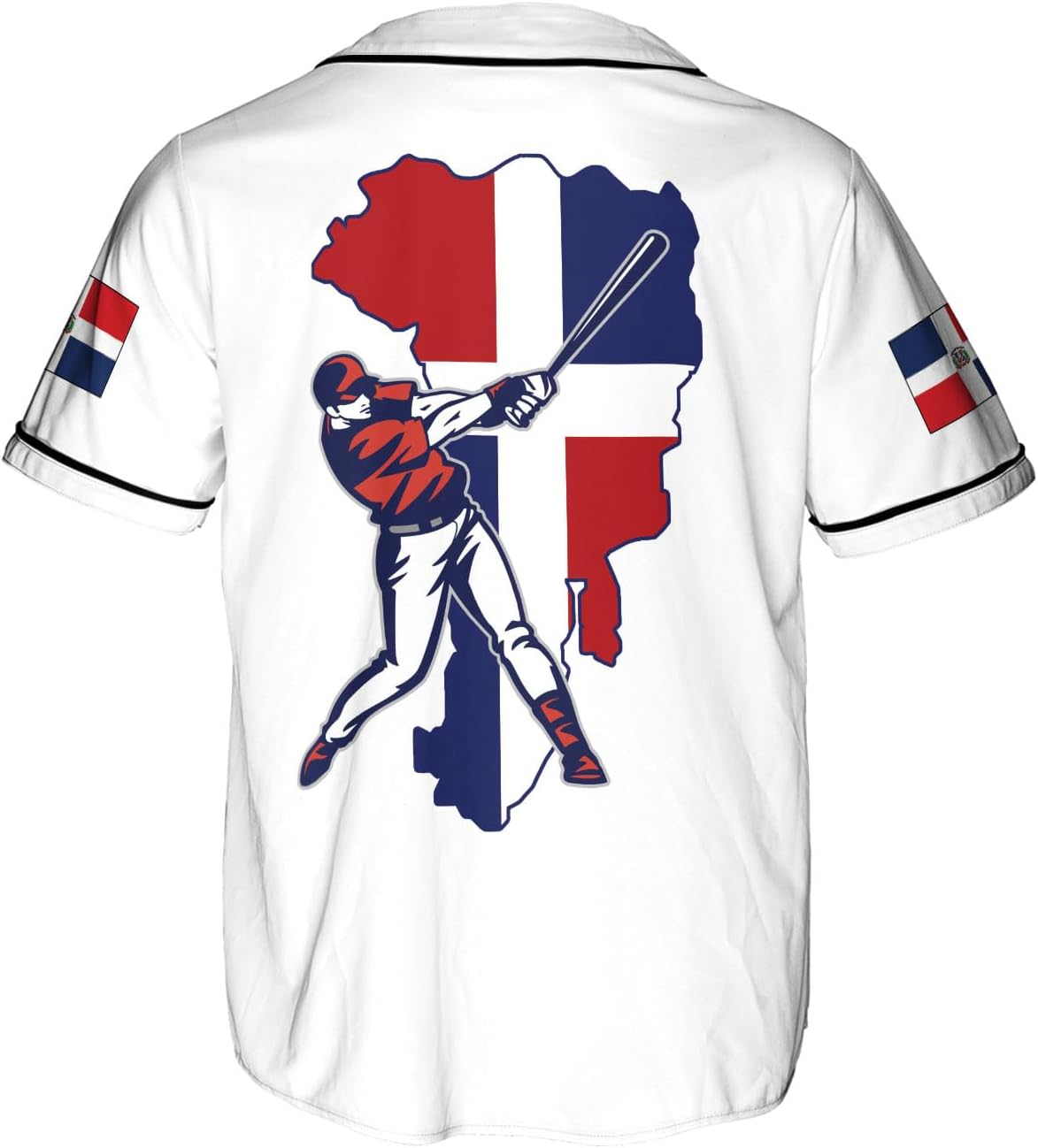 Custom Dominican Jersey for Men Dominican Baseball Jersey Dominican Baseball Jersey Dominicana Shirt Dominican Flag Jersey
