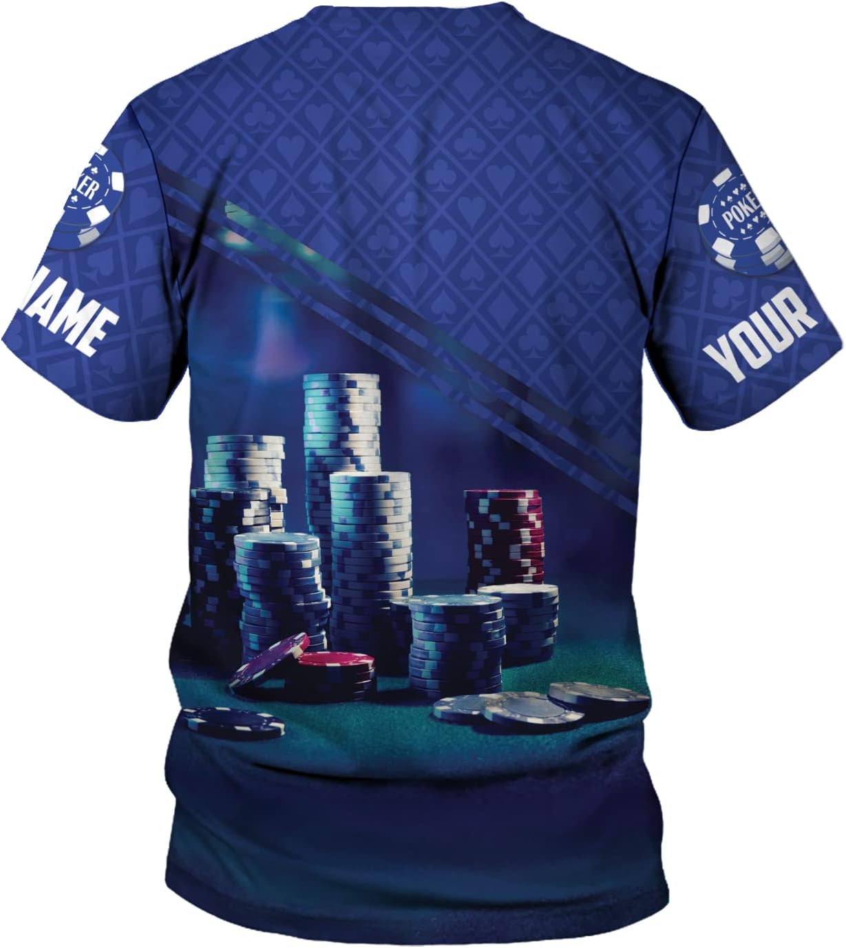 Royal Fight Personalized Poker Shirt 3D Funny Poker Shirt for Men Casino Poker Shirt Gifts Men Women Funny Poker Gift