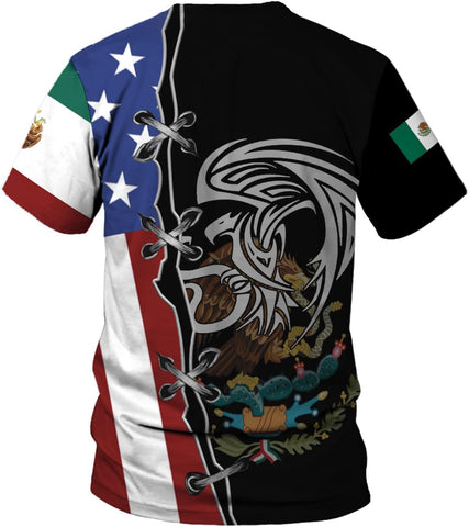 Mostefy Personalized Name Mexican Shirts for Men 3D Customized Mexico Shirts for Men, Mexico Shirts for Women Mexico Shirt (US, Alpha, Small, Regular, Regular, Multi 8)