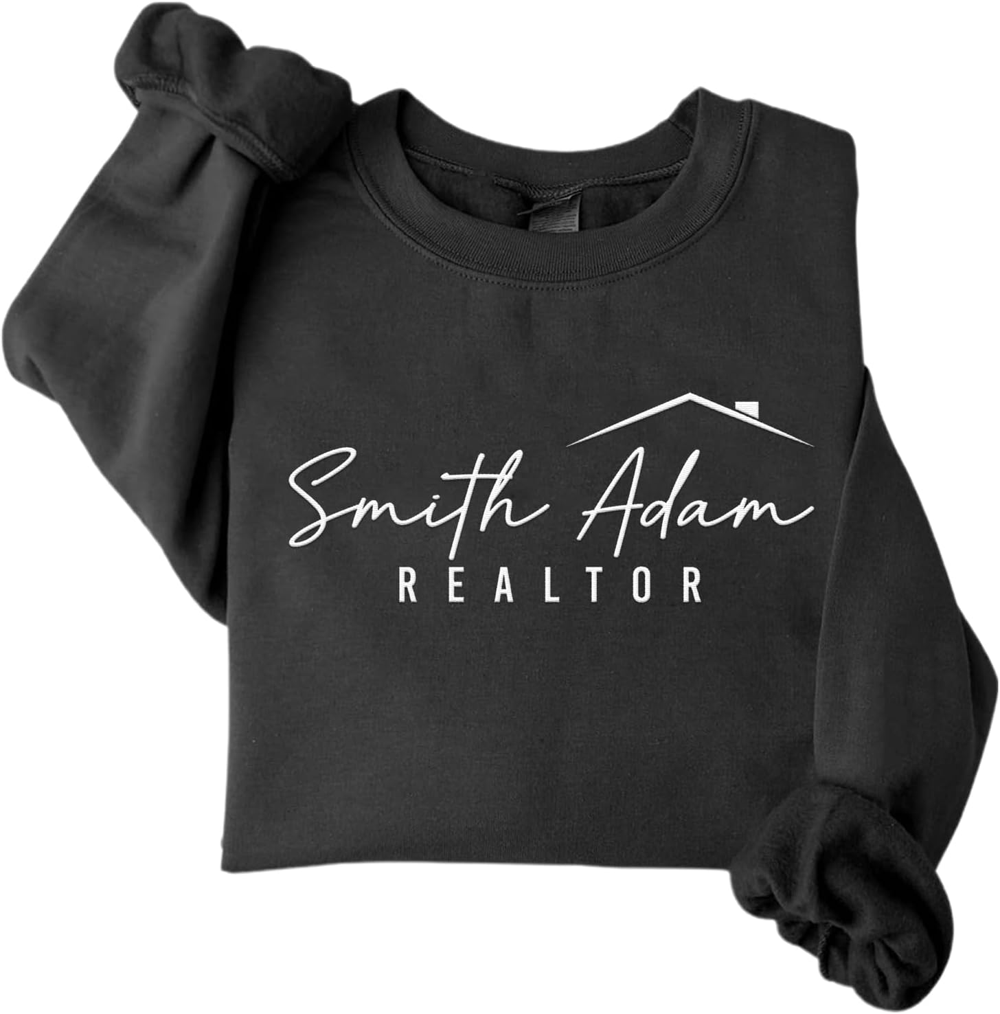 Personalized Embroidered Realtor Sweatshirts T-Shirt, Real Estate Agent Pullover Hoodie, Home Girl Sweater, Gifts For Realtor