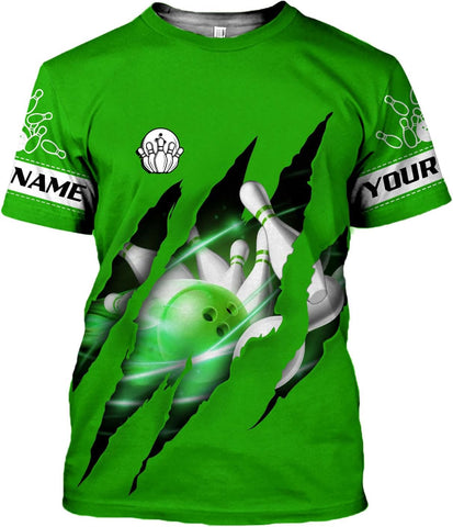 HomeDesign Personalized Name Bowling Shirts for Men & Women, Bowling Shirts for Team Bowling, Bowling Shirts Gift Unisex