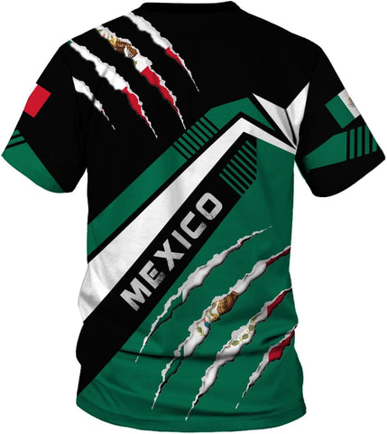 Rivelus Personalized Name Mexican Shirts for Men, Customized Mexico Shirts for Men, Mexico Shirts for Women Mexico Shirt