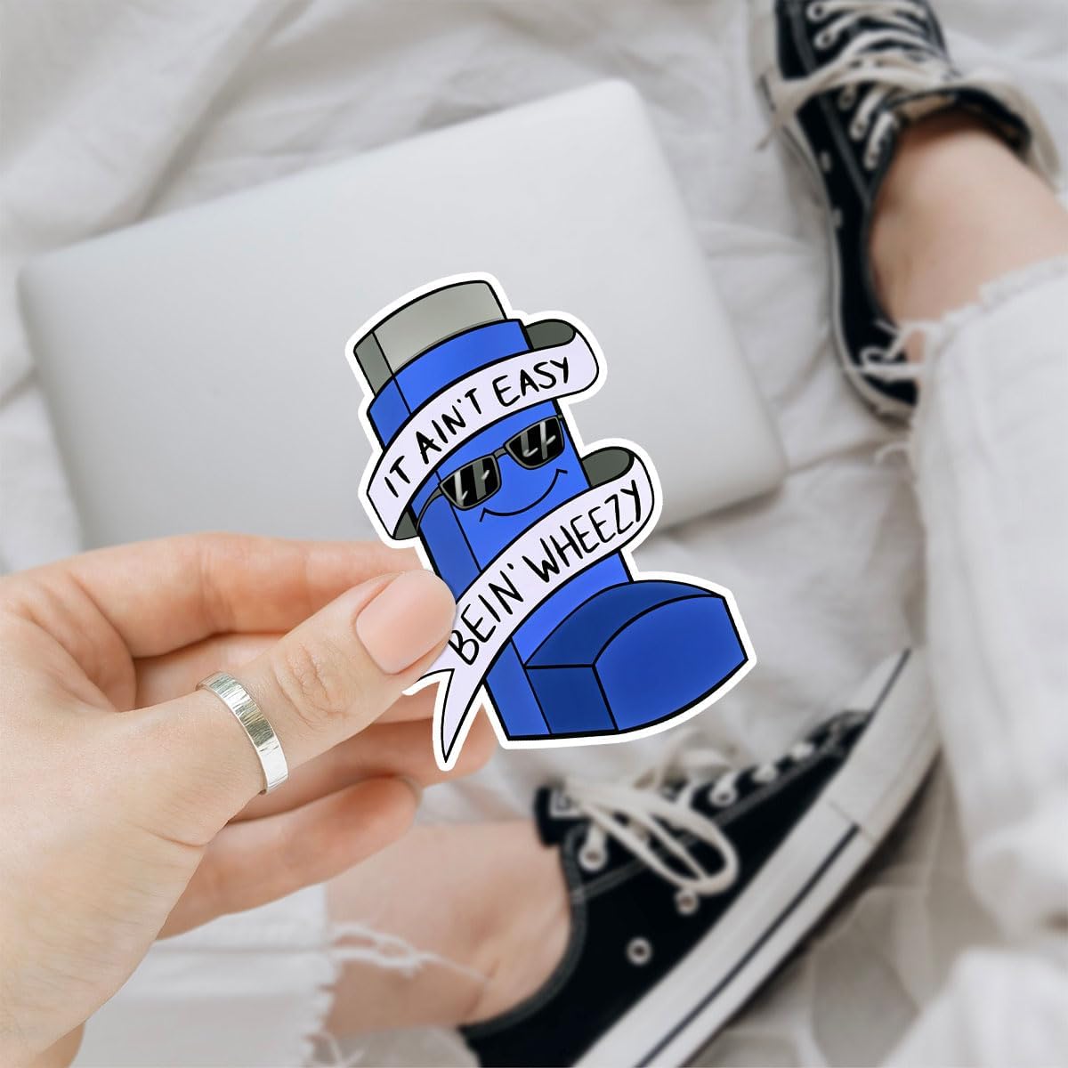 It Ain't Easy Being' Wheezy Sticker, 3 inches Waterproof Vinyl Sticker for Book Laptop Water Bottle Phone Case