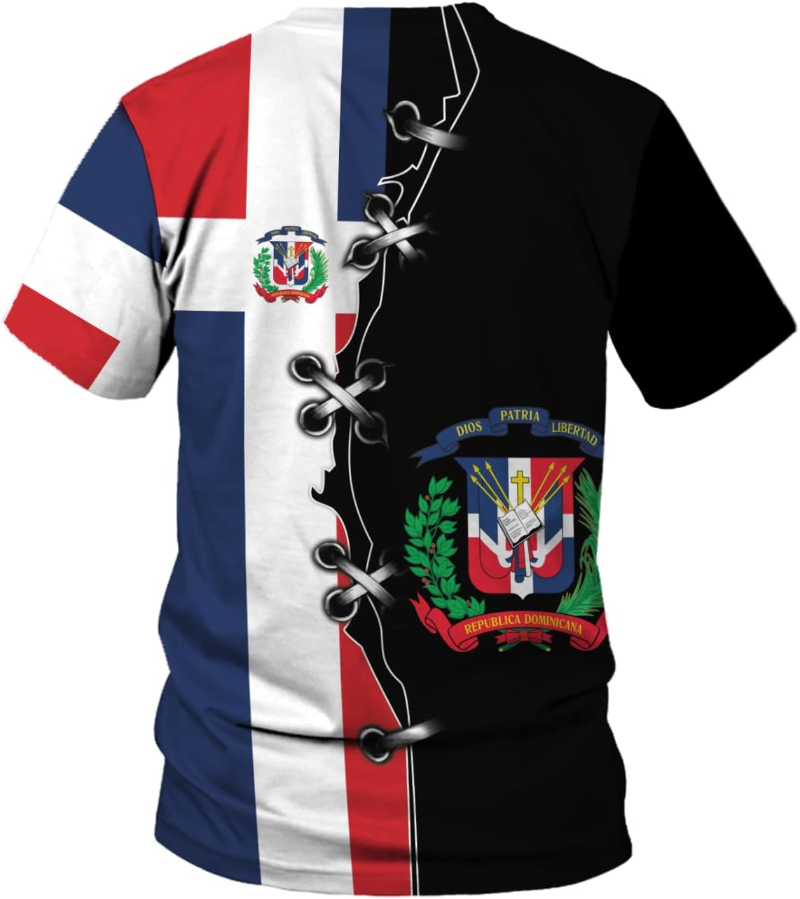 Vybonz Personalized Dominican Republic Shirts 3D, Republica Dominicana Tshirt, Dominican Republic Flag Shirt