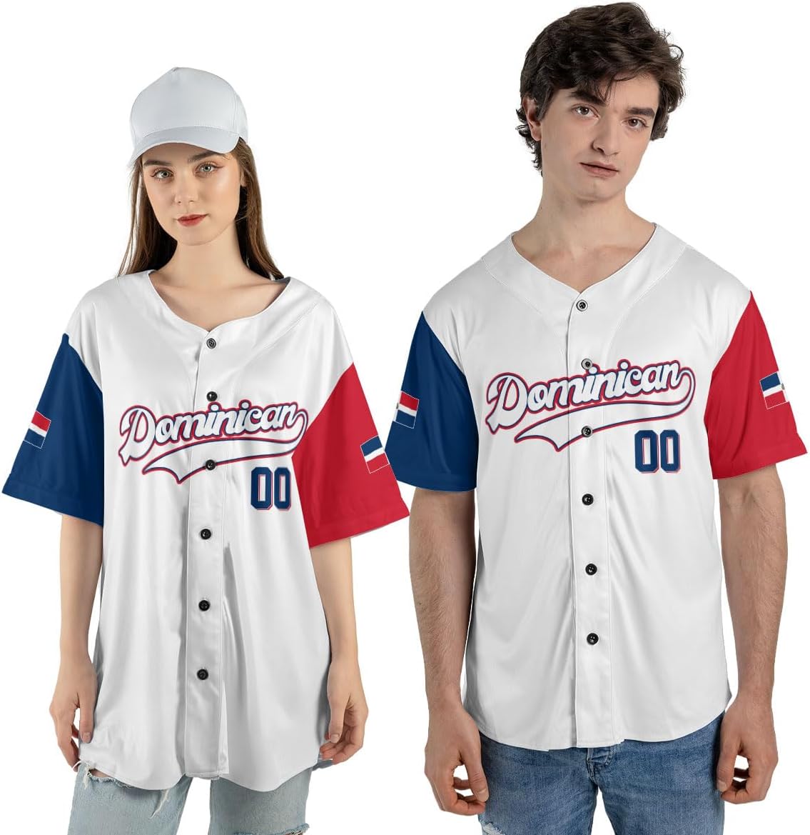 Personalized Dominican Republic Baseball Jersey Shirt,Team Name Republic Dominicana Baseball Jersey for Men and Women