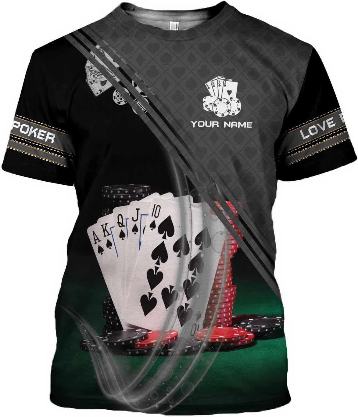Royal Fight Personalized Poker Shirt 3D Funny Poker Shirt for Men Casino Poker Shirt Gifts Men Women Funny Poker Gift
