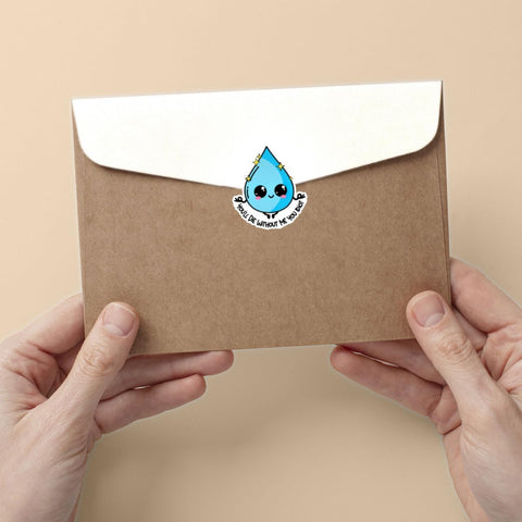 3 Pcs Hydration Sticker You'll Die Without Me You Idiot Sticker Drink Your Water Decal Funny Water Drop Hydration Waterproof Vinyl Health Awareness for Laptop Water Bottle Tumbler Phone Case 3"x3" (1)