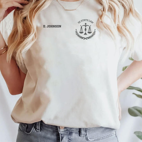 Suseaz Embroidered Lawyer Sweatshirt, Lawyers Tshirt, Law Student Shirt, Law School Graduate Gift For Attorney Sweatshirt Tee
