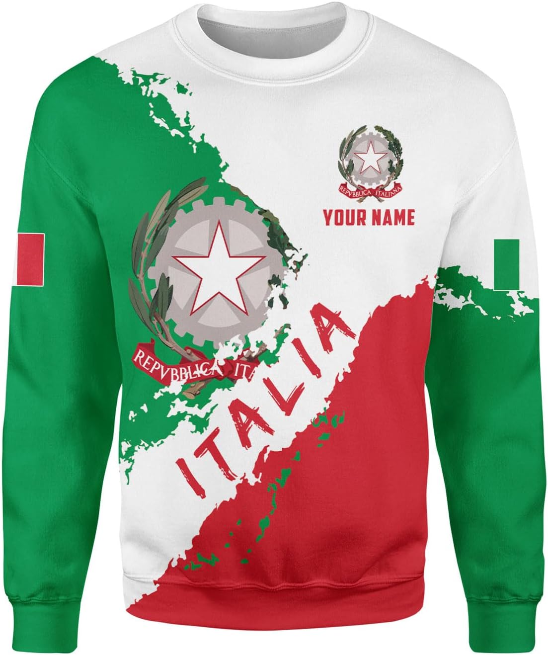 Parvii Personalized Italian Shirt, Italian Shirts for Men & Women, Italia T Shirts, Italy Tshirt, Italian Flag Shirt Gift