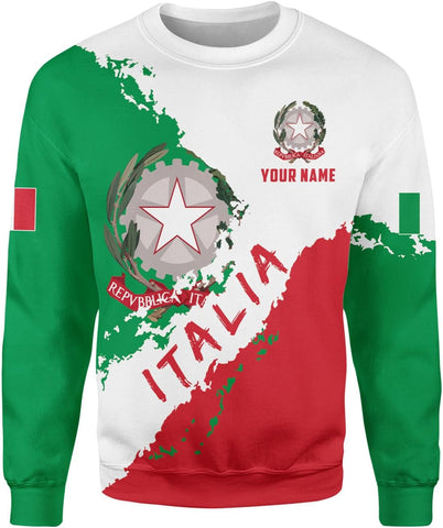 Parvii Personalized Italian Shirt, Italian Shirts for Men & Women, Italia T Shirts, Italy Tshirt, Italian Flag Shirt Gift