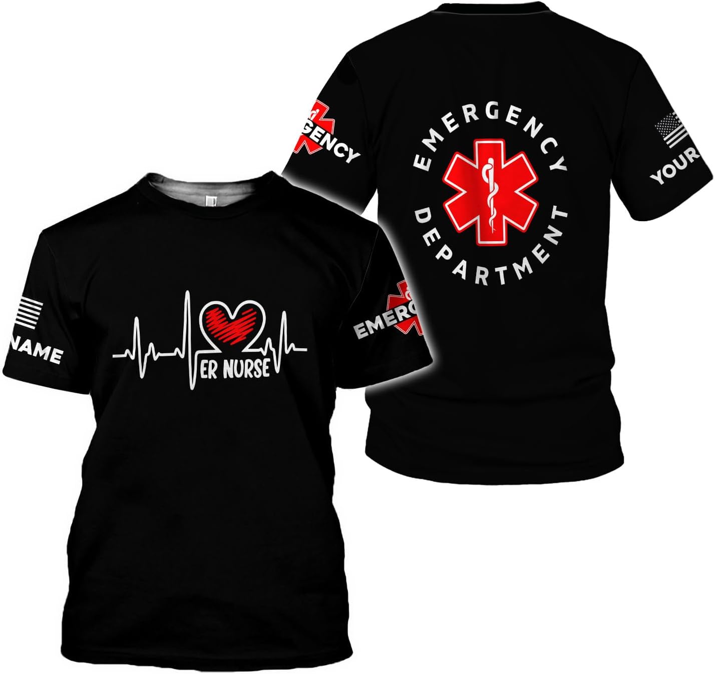 PAgree Custom ER Nurse Shirt - Women's Emergency Room Tshirt