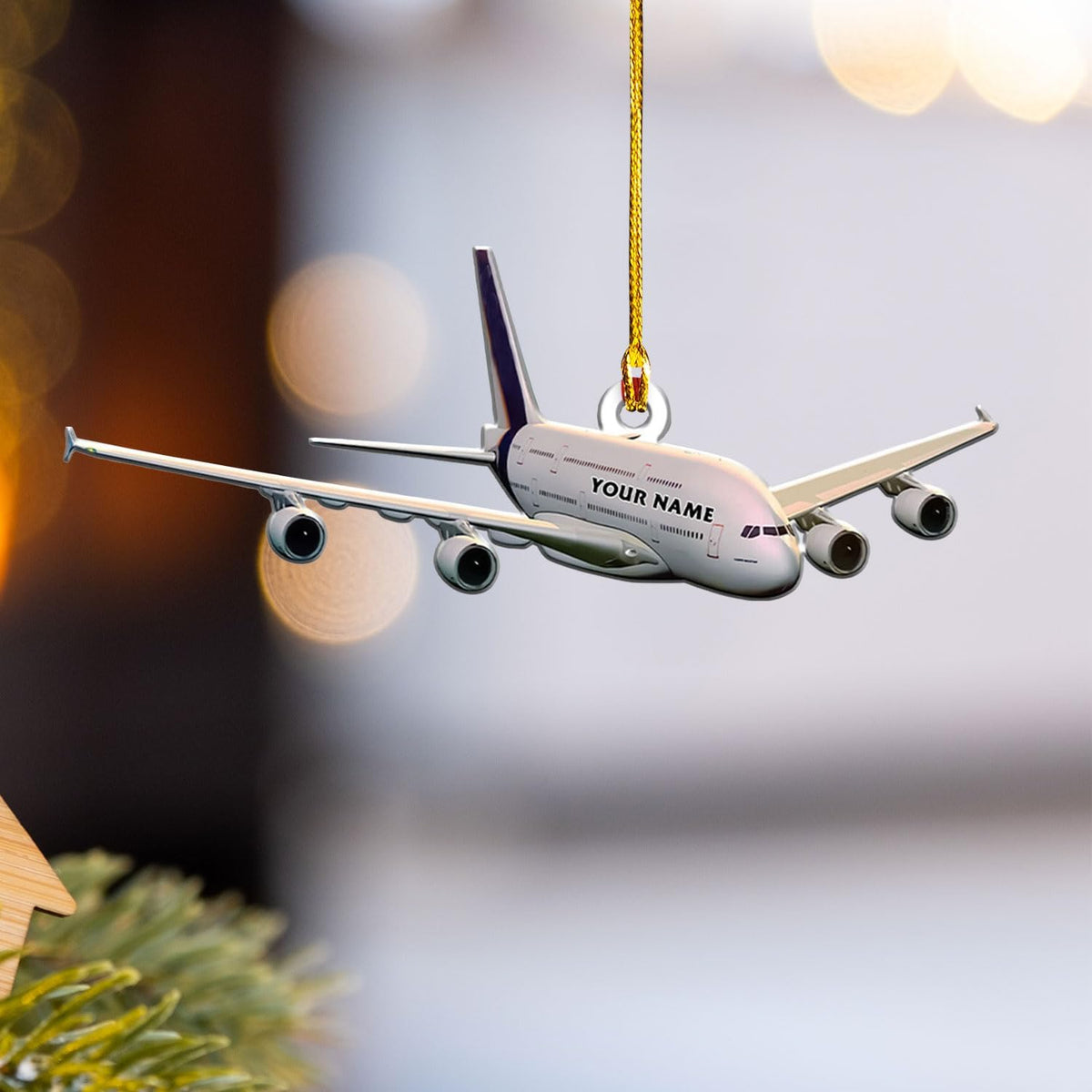 Podagree Personalized Airplane Ornaments for Christmas Tree - Airplane Christmas Ornament 2023, Pilot Airplane Captain Christmas Tree 2023, Pilot Ornament Xmas Gifts Christmas Pilot Flight (AP4)