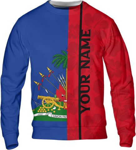Personalized Haiti Shirt, Haitians Flag Pride Shirt, Haiti Shirts for Men & Women, Haitian Pride Tshirt, Haitian Flag Shirt