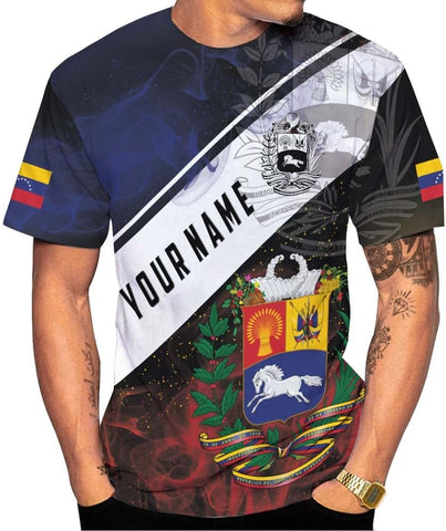 Personalized Name Venezuela Shirt, Flag Venezuelan Pride Roots T-Shirt, Sweatshirt, Zip Hoodies Gift for Men and Women