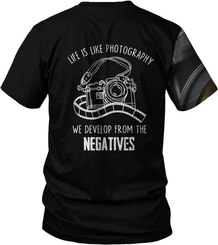HomeDesign Personalized Photography Shirt Photographer Shirts Photographic Camera Tshirt Men & Women Photographer Gifts