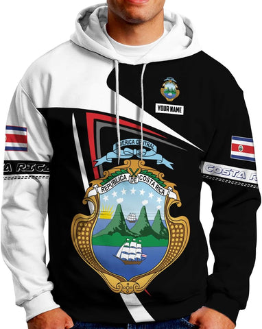 Ligthuy Personalized Costa Rica Shirt 3D, Costa Rica Tshirt, Costa Rica Shirts for Men Women, Costa Rican Pride Flag