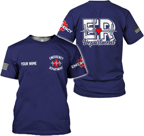 PAgree Custom ER Nurse Shirt - Women's Emergency Room Tshirt