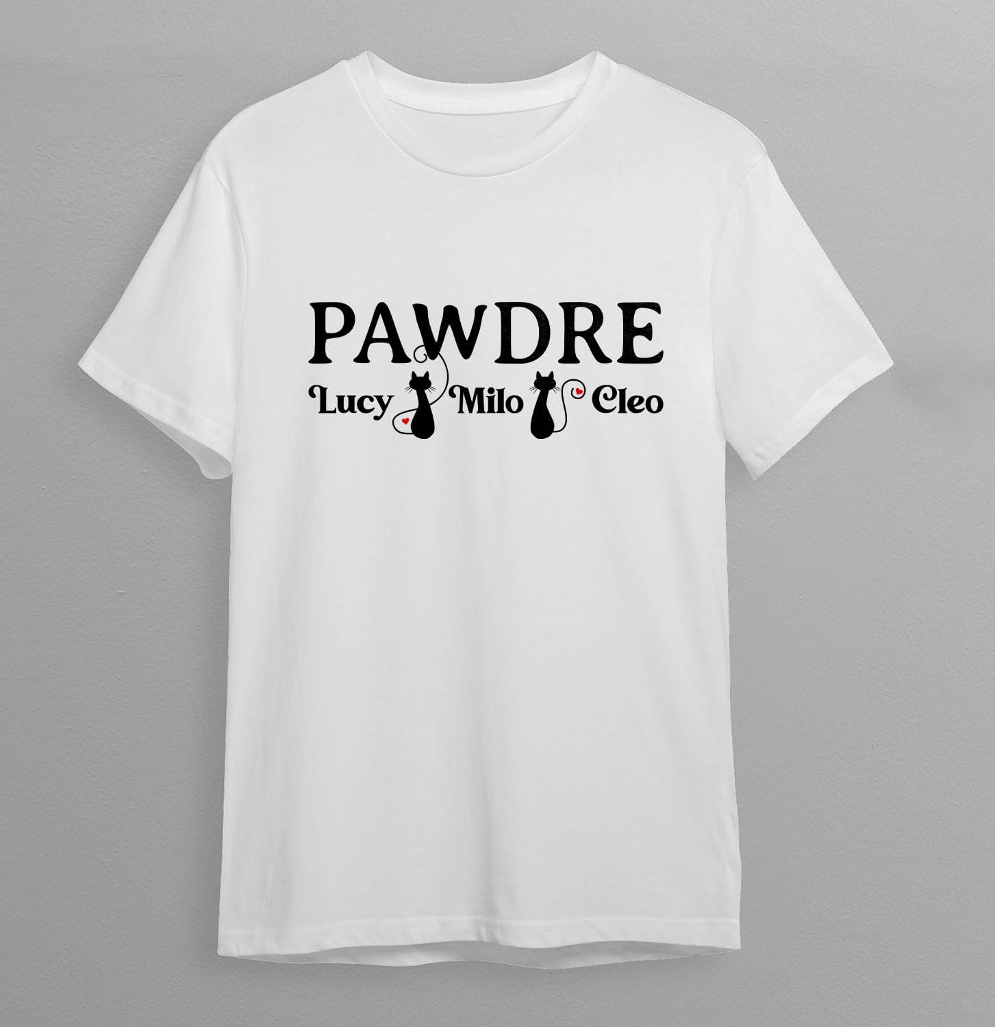 Personalized Best Cat Dad Ever Shirt, Cat Daddy Fathers Day Custom Photo Funny Custom Cat Dad Shirt with Pet Names (Cotton, TS73)