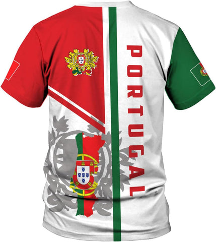 MoonArt Personalized Portugal Shirt Custom Portuguese Flag Lion Hoodie for Men and Women, Portuguese Pride