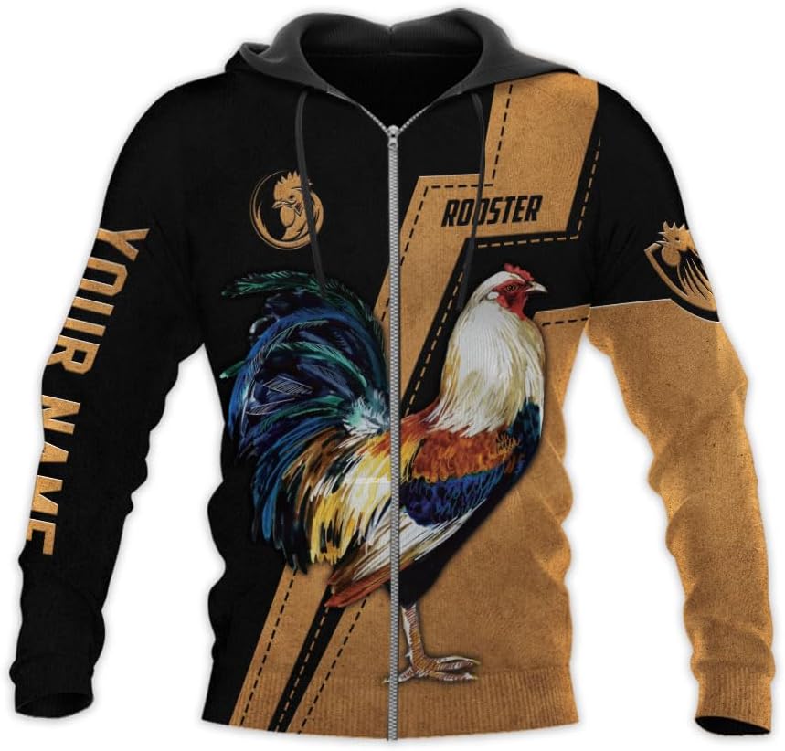 Woseprints Personalized Name Mexican Shirts for Men, Rooster Mexico Shirts for Men, Mexico Shirt Eagle Flag Mexican Eagle