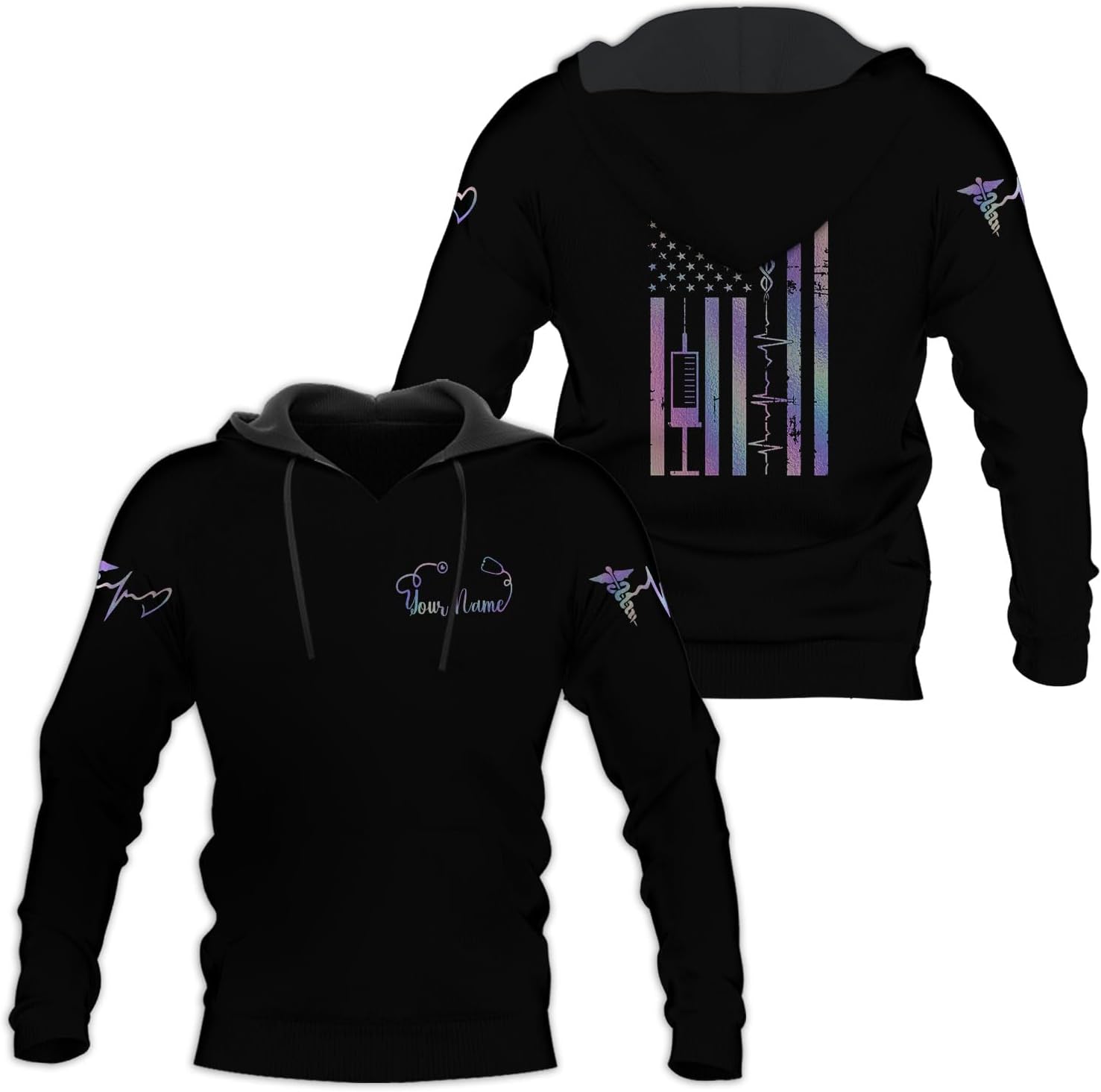 MoonArt Personalized Name Nurse Shirt Nurse Gifts Nurse Graduation Gift Funny Nurse T-Shirt Gift Nursing Emergency Shirts