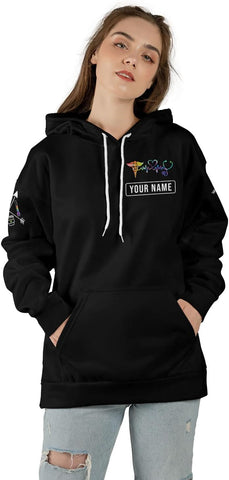 Custom Er Nurse Shirts for Women Future Nurse Shirt 3D Nursing Shirts for Nurses Emergency Nurse Shirt CNA Shirts CNA Shirt