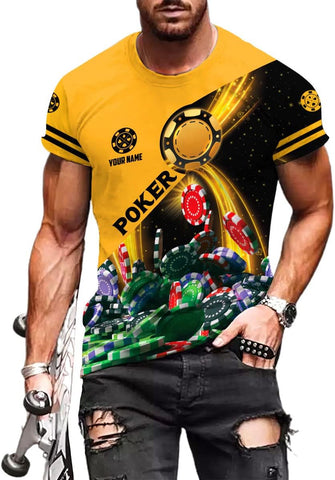 Royal Fight Personalized Poker Shirt 3D Funny Poker Shirt for Men Casino Poker Shirt Gifts Men Women Funny Poker Gift