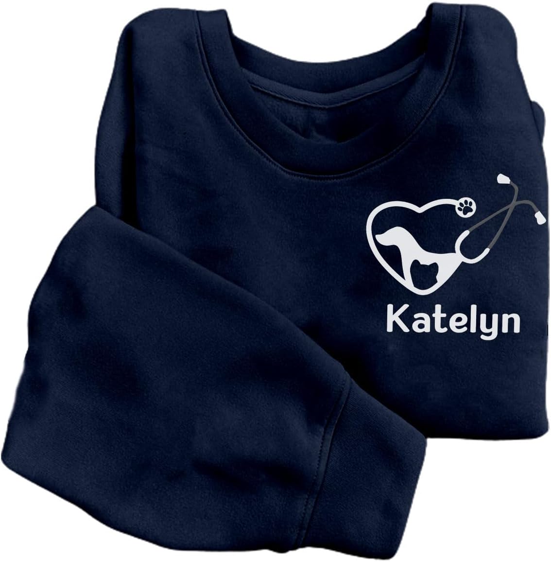 Personalized Veterinarian Embroidered Sweatshirt, Custom Vet Tech Shirt, Veterinary Technician Week Gifts, Veterinary Gifts