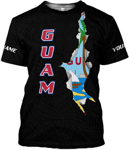 Vybonz Personalized Guam 3D Hoodie Guam Sweatshirt Guahan Zip Hoodie for Men Women Guahan Pride Shirt Guahan Guam Gifts Tee