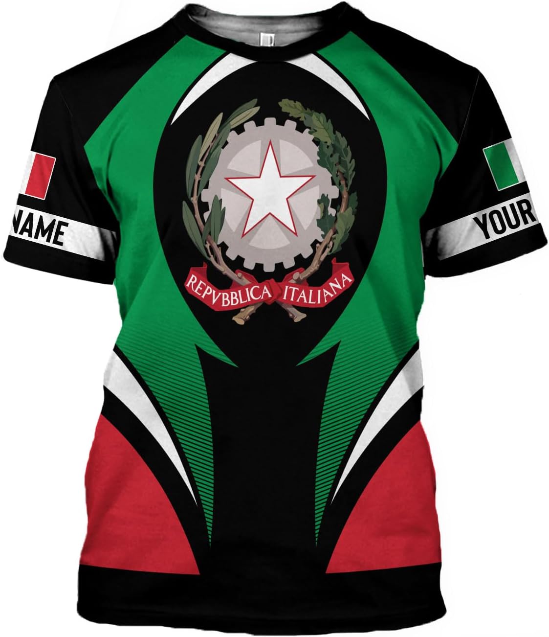 Parvii Personalized Italian Shirt, Italian Shirts for Men & Women, Italia T Shirts, Italy Tshirt, Italian Flag Shirt Gift