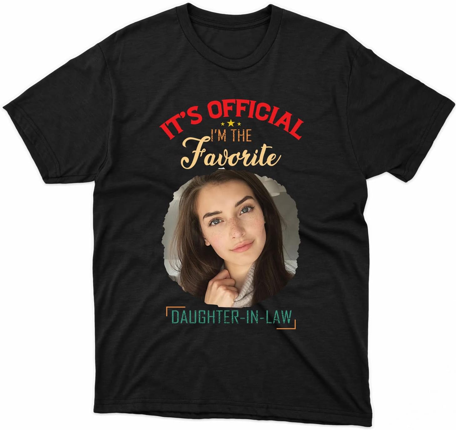 HomeDesign Personalized My Daughter in Law is My Favorite Child Shirt, Daughter in Law Tshirt favorite child is my Daughter