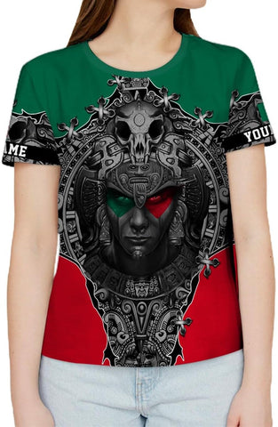 Mostprints Personalized Name Mexican Shirts for Men 3D, Customized Mexico Shirts for Men, Mexico Shirts for Women Mexico Shirt