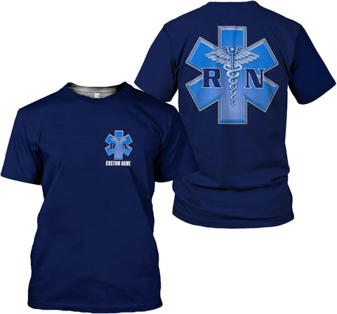 Nurse Shirts for Women Custom Nursing Life Shirt for Wome Nursing Emergency Shirts Funny Nurse T-Shirt Nurse Graduation Gift