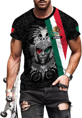 Personalized Name Mexican Shirts for Men, Customized Mexico Shirts for Men, Mexico Shirts for Women Mexico Shirt Eagle Flag