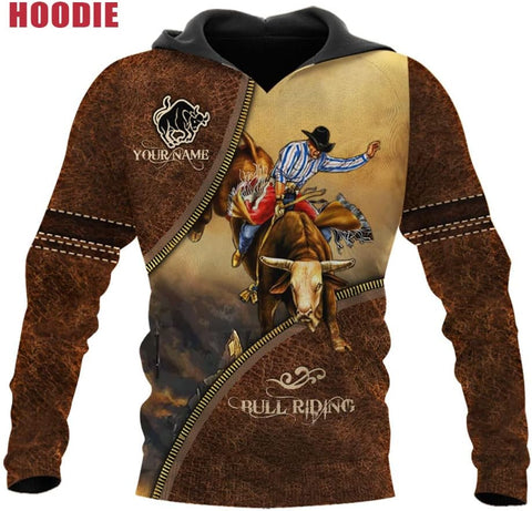 Personalized Name Bull Riding 3D Sudadera De Mexico Hombre Unisex Hoodie, T Shirt, Zip Up Hoodie, Sweatshirt For Men Women AD70 Multicolor