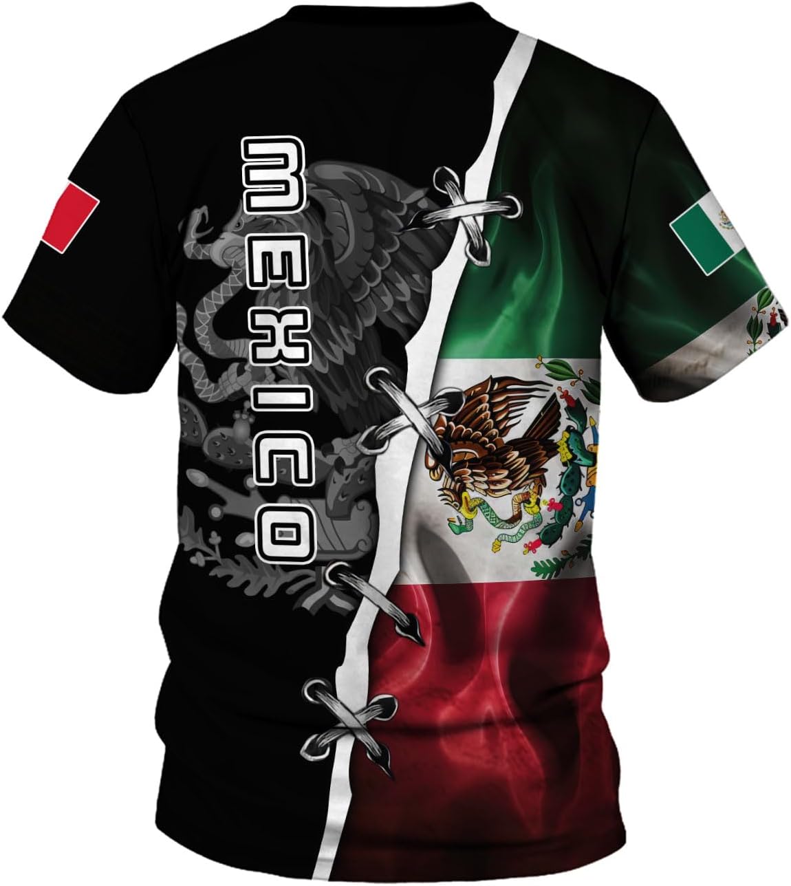 Rivelus Personalized Name Mexican Shirts for Men, Customized Mexico Shirts for Men, Mexico Shirts for Women Mexico Shirt