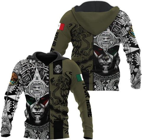 Personalized Name Mexican Hoodie 3D, Customized Mexican Hoodies for Men, Unisex Mexico Hoodie 3D, Mexico Hoodies for Men, Mexico Flag Gift for Women, T Shirt, Zip Up Hoodie, Sweatshirt HD22