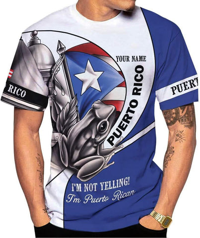Mostefy Personalized Name Puerto Rico Shirt, Customized Puerto Rico Shirts for Men and Women, Puerto Rico Flag T-Shirt3