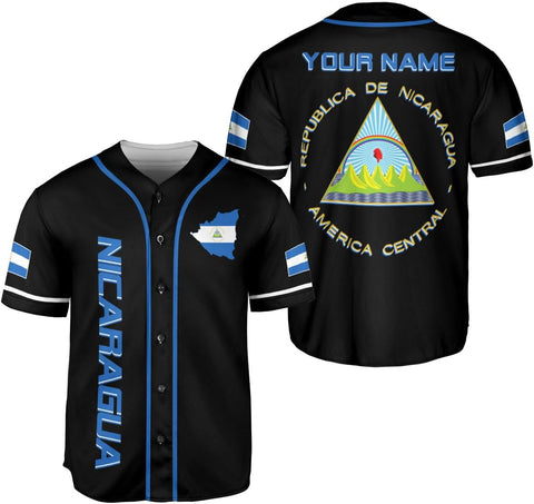 Podagree Personalized Nicaragua Baseball Jersey Shirt Name Nicaraguan Baseball Jersey for Men & Women Nicaraguan Camisas