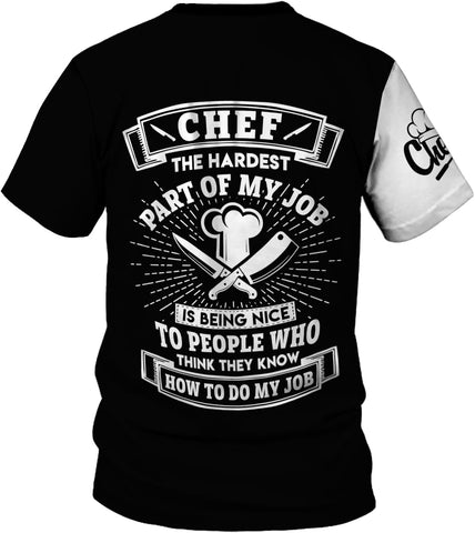 Personalized Chef Shirt, Chef Shirts for Men Chef Shirts for Women, Chef Clothes Gifts for a Chef, Chef Tee Shirts (HD335)