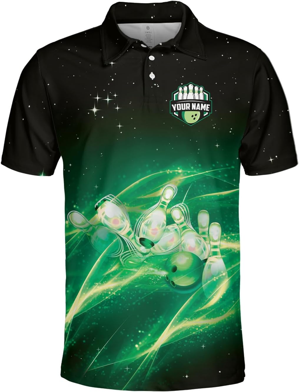 Personalized Bowling Shirts for Men, Men's Bowling Polo Shirts Short Sleeve, Bowling Team Shirts for Men and Women