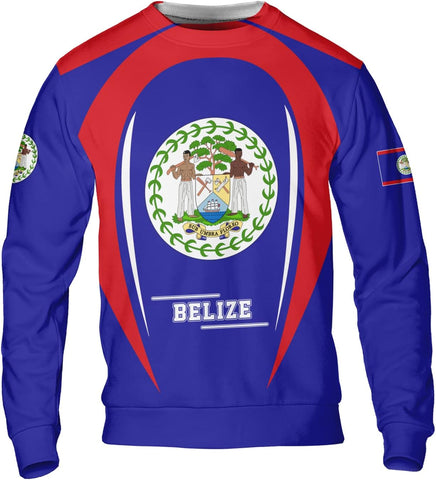 Personalized Belize Shirt for Men and Women, Coat of Arms of Belize Flag Flag Shirt, Belizean Country Flag Gift
