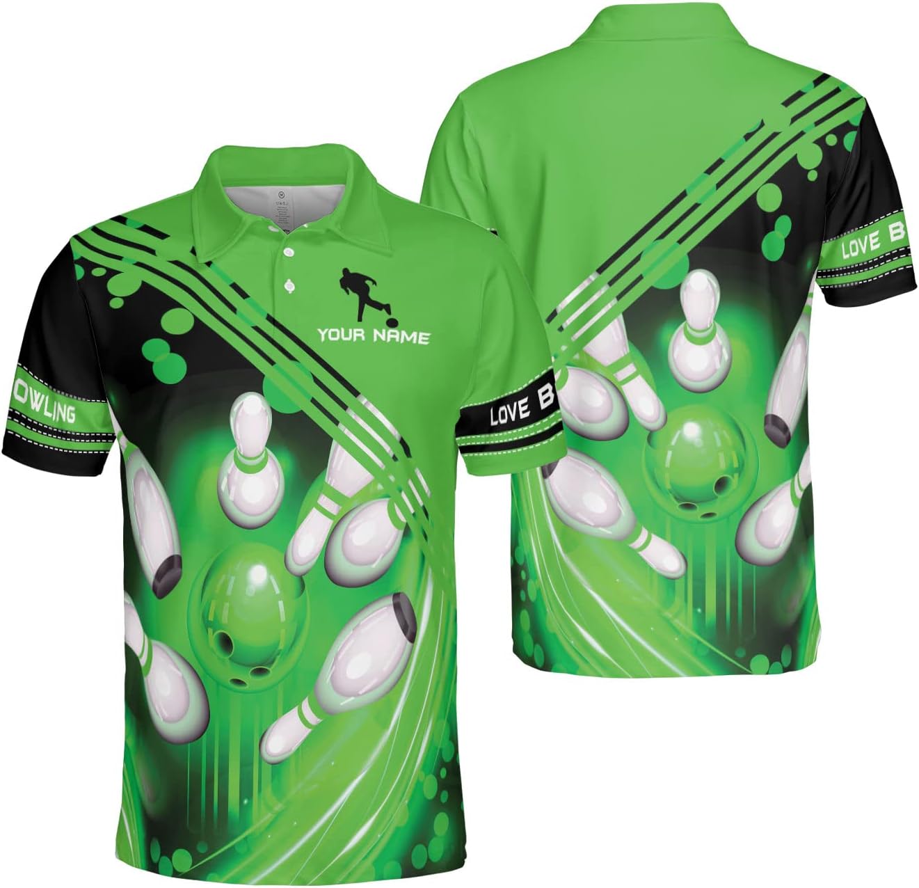 Custom Bowling Shirts, Personalized Name Bowling Shirts Unisex, Bowling Jerseys for Men & Women, Team Bowling Shirt Gift