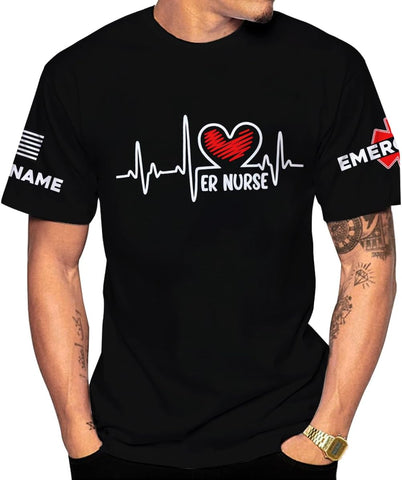 PAgree Custom ER Nurse Shirt - Women's Emergency Room Tshirt