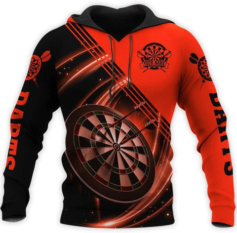 Personalized 3D Dart Shirts for Men, Dart Tshirts for Team, Dart League T-Shirt, Dart Gift, Graphic Darts Print Short Sleeve