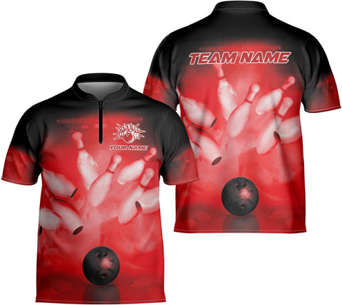Personalized 3D Bowling Jersey Shirts Unisex Bowling Sport Shirts Short Sleeve Custom Team Shirts for Bowling Lovers