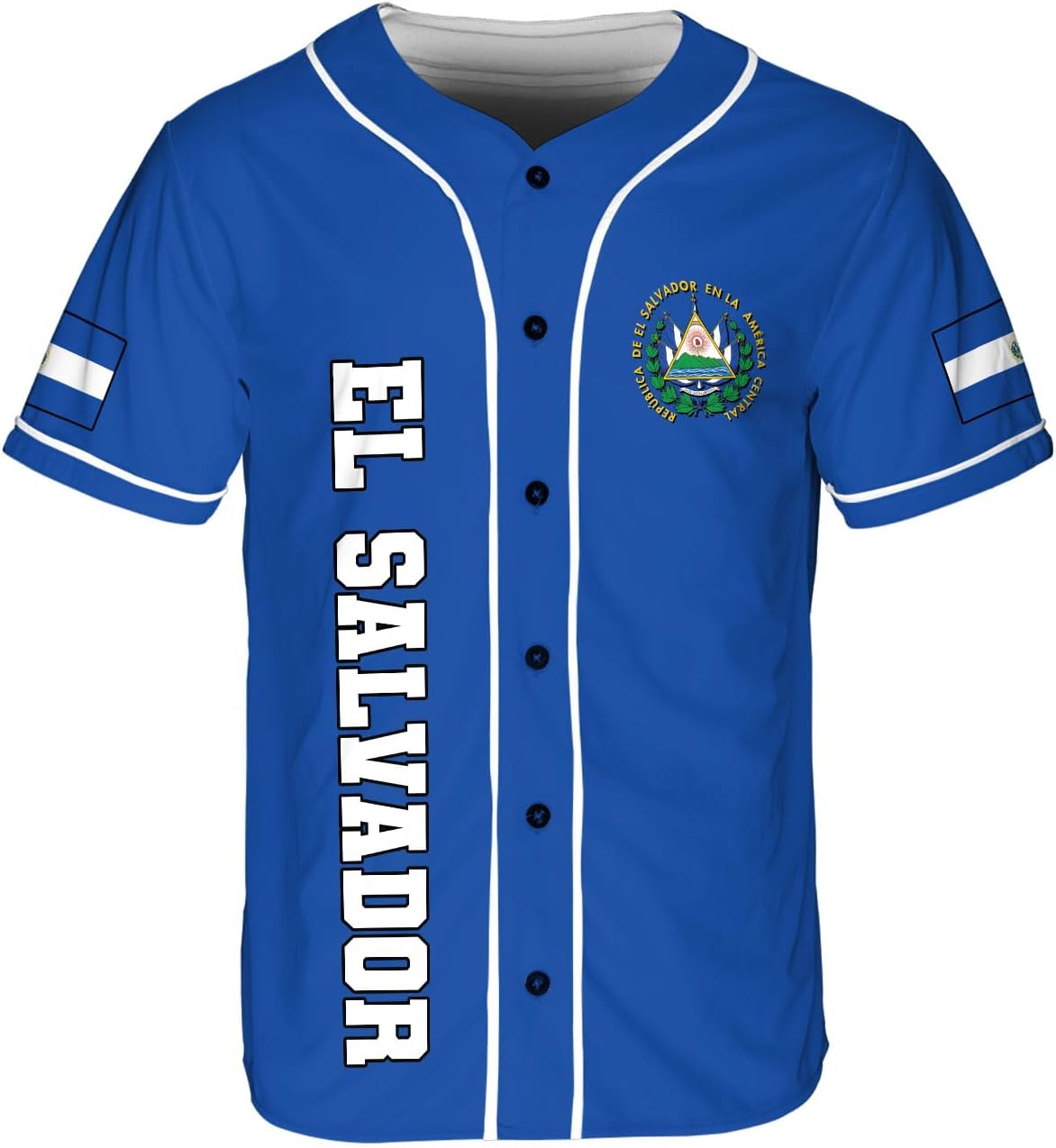 Parvii Personalized El Salvador Baseball Jersey - Proud El Salvador Shirt for Men