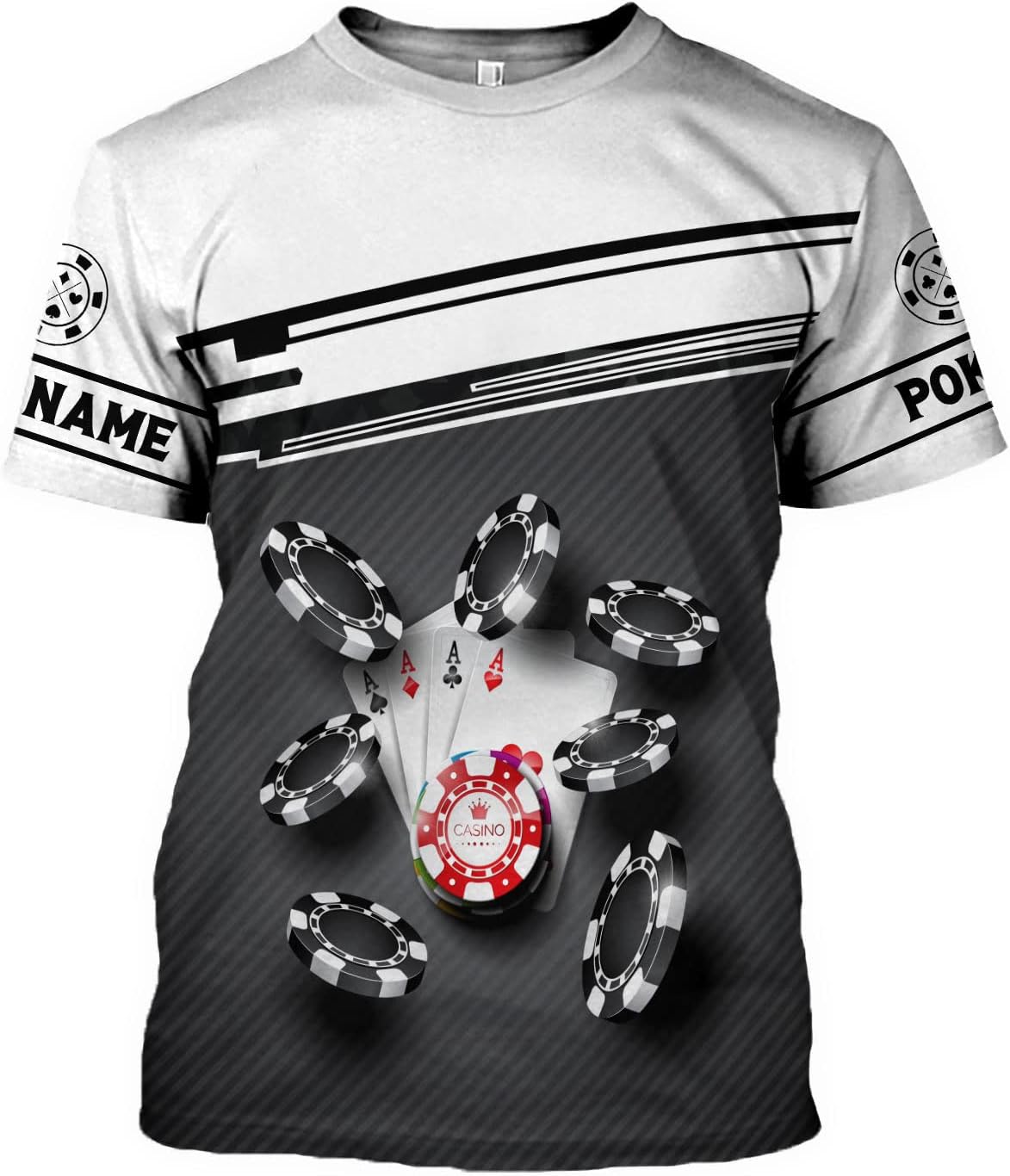 Royal Fight Personalized Poker Shirt 3D Funny Poker Shirt for Men Casino Poker Shirt Gifts Men Women Funny Poker Gift